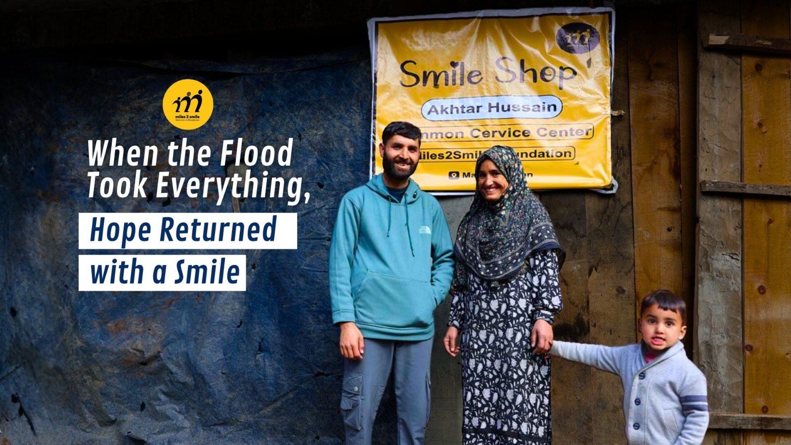 When the Flood Took Everything, Hope Returned with a Smile